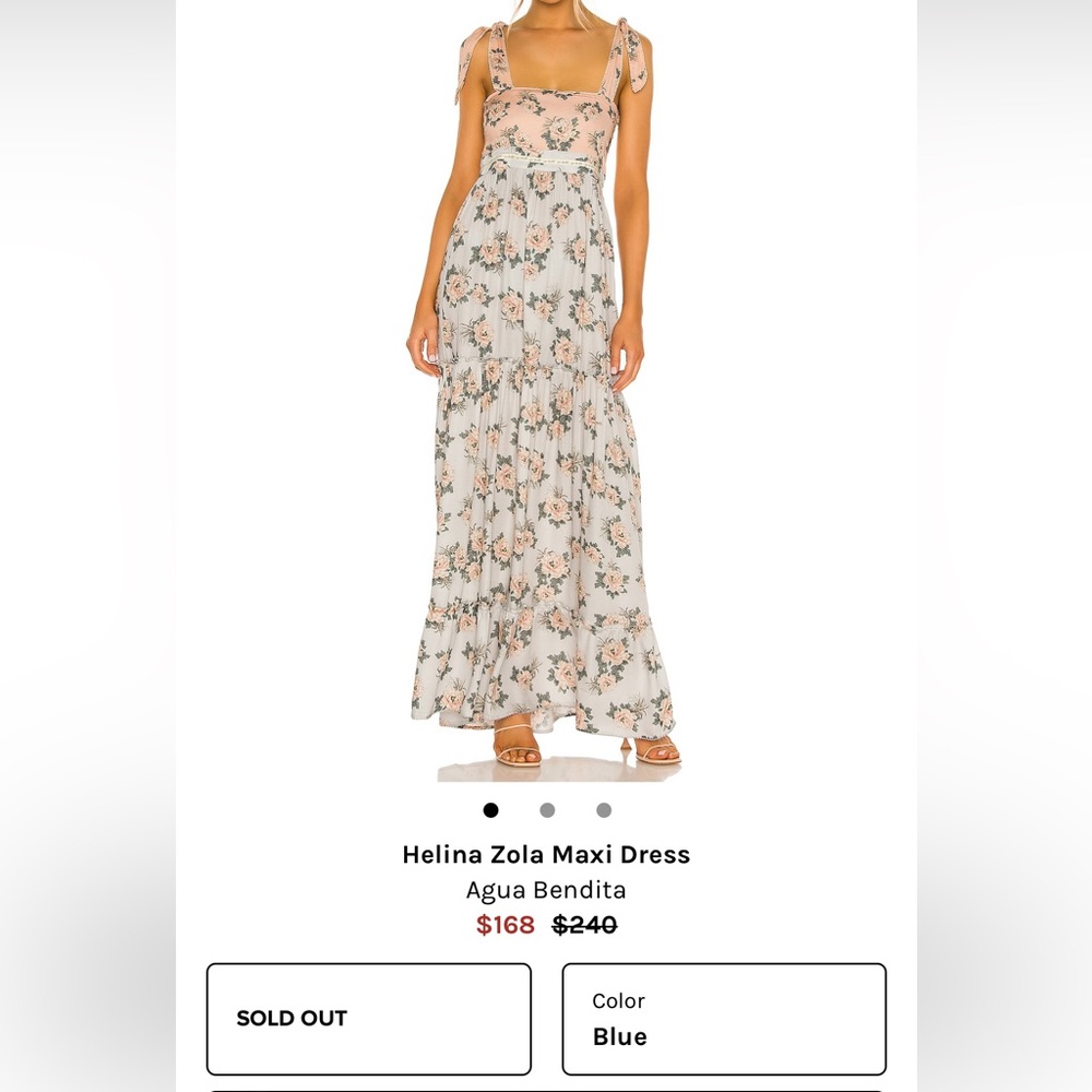 Agua Bendita    Helina Zola Maxi Dress